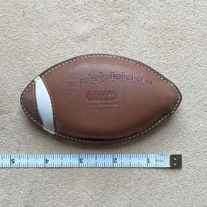 Coach Football 🏈 shaped leather Paperweight